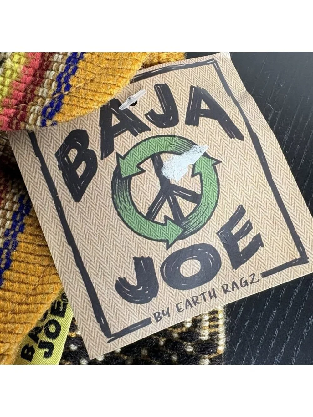 NWT BAJA JOE Pinzon Mini Woven Backpack 90s Mexican Style Festival Hippie Boho